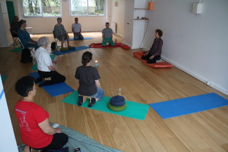 méditation Corps Conscient au dojo des Quatre Piliers