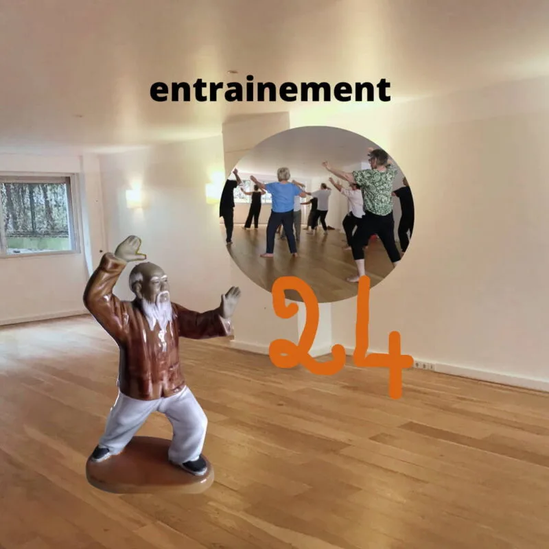entrainement tai chi, la forme des 24 postures